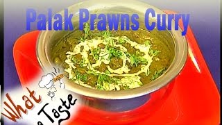 Palak Prawns Curry Recipe  What A Taste  Vanitha TV [upl. by Alvar]