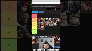 Overwatch Season 13 Mid Season DPS Tier List shorts [upl. by Geerts]