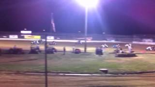 Heat 4 Jason Leffler Memorial Race Wayne City IL [upl. by Anesor]