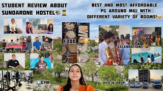 Student review about Sundarone Hostel near manipal university jaipur best and most affordable pg [upl. by Eliathan]