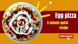 5 Minute Egg Pizza [upl. by Phippen]