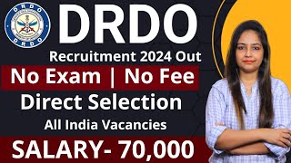 DRDO Recruitment 2024  DRDO New Vacancy 2024  Latest Government Jobs 2024  Feb 2024  Apply Now [upl. by Nabila]