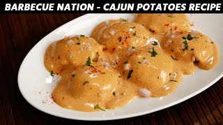 Cajun Spiced Potatoes  Barbeque Nation Style Recipe  CookingShooking [upl. by Kentigerma406]