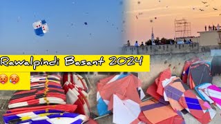 Rawalpindi Basant 2024  Best basant in Pindi  End kar dia Ratty walo ny [upl. by Sebastien]