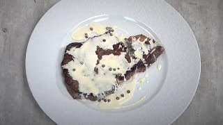 Entrecôte charolaise sauce poivre vert [upl. by Chilson698]