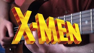 XMen The Animated Series Theme on Guitar [upl. by Nylemaj803]