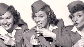 The Andrew Sisters  Boogie Woogie Bugle Boy From Company B  from the movie buck privates 1941 [upl. by Helm362]