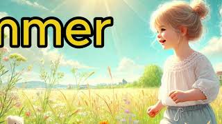 Seasons are four kids poem seasons kids baby poems foryou viral learnpoem nurseryrhymes [upl. by Champagne]