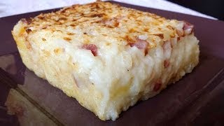 Sformato di riso con fontina e prosciutto  Le video ricette di Lara [upl. by Nortal940]