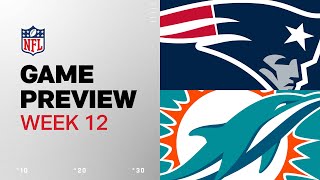 New England Patriots vs Miami Dolphins  2024 Week 12 Game Preview [upl. by Madaras]