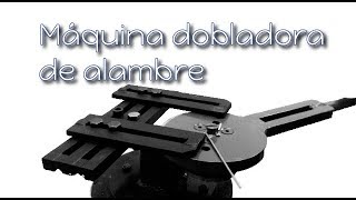 Maquina dobladora de alambre [upl. by Atorod]