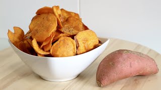 CHIPS DE BONIATO O BATATA ¡UN APERITIVO RICO Y DIFERENTE [upl. by Eenrahc]