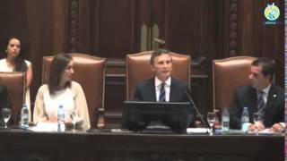 Inauguración de sesiones ordinarias en la Legislatura Porteña 2015 [upl. by Combs925]