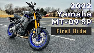 First Impressions of the 2022 Yamaha MT09 SP [upl. by Albie]