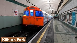 Kilburn Park  Bakerloo line  London Underground  1972 Tube Stock [upl. by Nally]