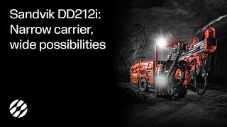 Sandvik DD212i Narrow carrier wide possibilities [upl. by Atalie430]