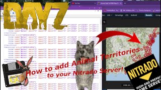 DayZ  How to add new Animal Territories to your Nitrado Server [upl. by Euton]