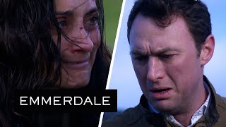 Emmerdale  Liam Finds Out Meena Killed Leanna [upl. by Camm]