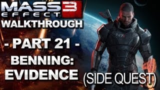 Mass Effect 3  Benning Evidence  Walkthrough Part 21 [upl. by Serge23]