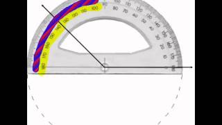 Measuring angles using protractors [upl. by Sorci]