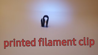 3D printed filament clips  INSANELY USEFUL [upl. by Adlanor]