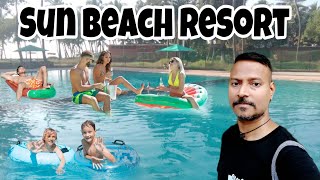 SUNBEACH RESORT WITH SWIMMING POOL UNDER 1000 IN MUMBAI  BEST RESORT NEAR MUMBAI  MINI GOA TRIP [upl. by Aivatco]