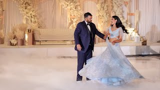 Bride and Grooms BEAUTIFUL First Dance at their Indian Wedding  4K [upl. by Sivrep]