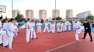 Enver Idrizi promovirao karate na Višnjiku u Zadru [upl. by Lleznod]