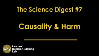 The Science Digest  Ep 7 How Causality Shapes Our Understanding of Harm [upl. by Swenson]