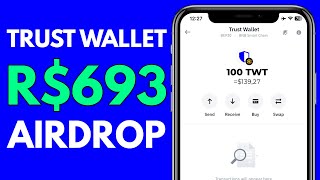 Descubra Como Ganhar 100 TWT R693 com o TRUST WALLET AIRDROP [upl. by Khano56]