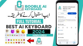 How to Use Bobble Keyboard App  Bobble Ai Keyboard Kaise Use Kare  Bobble Ai Keyboard Settings [upl. by Noicpecnoc999]