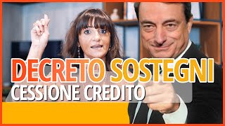 CESSIONE DEL CREDITO 2022 decreto sostegni [upl. by Eada]