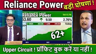 Reliance Power latest newsFuturebuy or sell Analysis R Power Share Latest Newstarget tomarrow [upl. by Saleme]