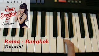 ITA Roma  Bangkok Baby K ft Giusy Ferreri Tutorial Piano [upl. by Latreece]