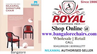 NIlkamal Signature Chair Wholesale Price nilkamal bangalore RoyalEnterprisesIndia furniture [upl. by Libenson]