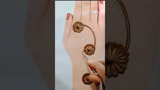 Easy And Simple Mehndi Design mehndi [upl. by Eiramassenav]