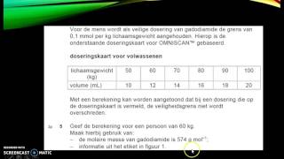 Havo examen scheikunde 2017 I contrastmiddel 1 tm 7 [upl. by Solis503]