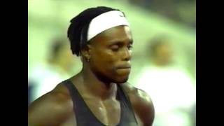 Carl Lewis Last Race  4 x 100m Relay  1997 ISTAF Meet  Berlin [upl. by Akemehs43]