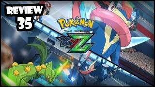 POKÉMON XYZ Anime Folge 35 Review Ash vs Sawyer I ASHQUAJUTSU vs MEGA GEWALDRO GERMAN [upl. by Akeret]