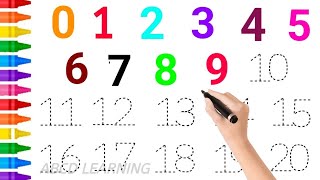 One two three  1 to 100 counting  ABC ABCD  123 123 Numbers  learn to count  1 to 20 Numbers [upl. by Emlen]