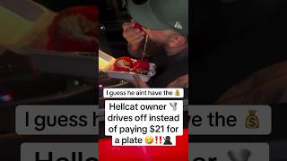 This too funny 😂✨🥣 real motion hustlers hustle food review money srt cars hellcat [upl. by Torrlow608]