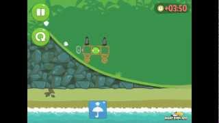 Bad Piggies Ground Hog Day 128 Walkthrough 3 Star [upl. by Nohcim]