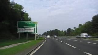 Driving On The A38 From M5 Junction 31 To Heathfield Devon England 22nd April 2011 [upl. by Ardell]