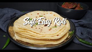 Soft Easy Roti Recipe  Easy Step By Step Recipe  Chapati  EatMee Recipes [upl. by Nehemiah]