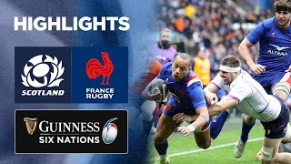 Scotland v France  Match Highlights  2022 Guinness Six Nations [upl. by Imis]