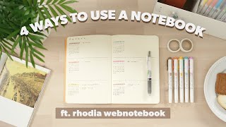 4 Ways to Use a Rhodia Notebook 📓 Students Artists and More [upl. by Seed]