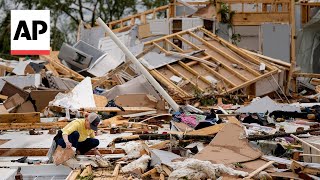 Tennessee tornado survivor says it felt like 10 trains going down the road at one time [upl. by Ongineb]