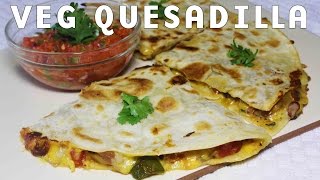 Cheesy Vegetable Quesadillas  Popular Mexican Food Recipe  Kanaks Kitchen [upl. by Taber]