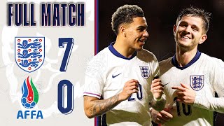 FULL MATCH  England U21 v Azerbaijan U21  UEFA EURO U21 Qualification  Group F  England [upl. by Ailati206]