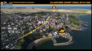 LOCATION TOUR 24 Gifford Court Crail KY10 3UZ [upl. by Zawde]